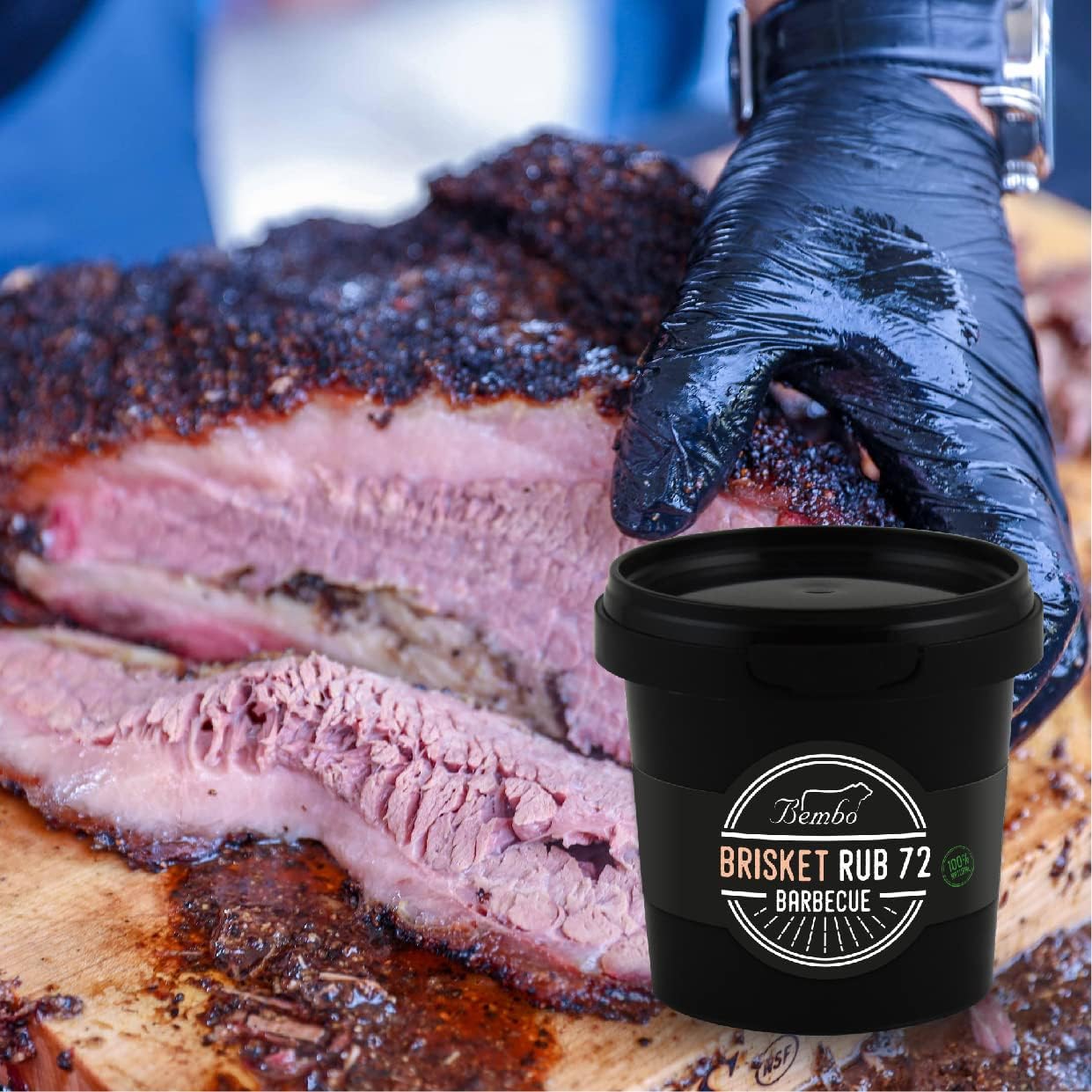 Thumbnail 2 de BBQ Brisket Rub Bembo – Mix Spezie per Punta di Petto di Manzo, 230 g