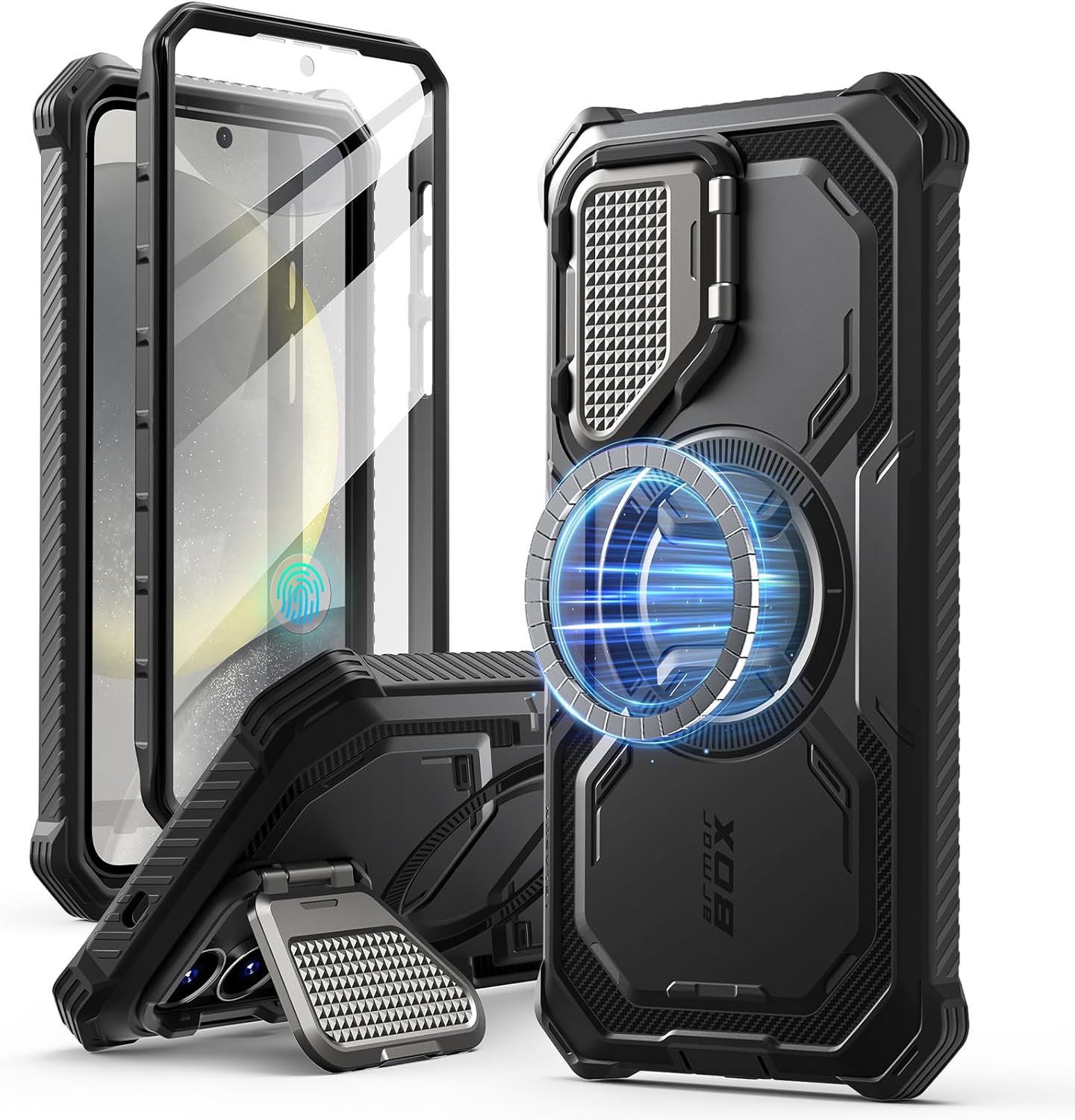 Detalle de i-Blason Armorbox Case for Samsung Galaxy S25 Plus with MagSafe and Stand