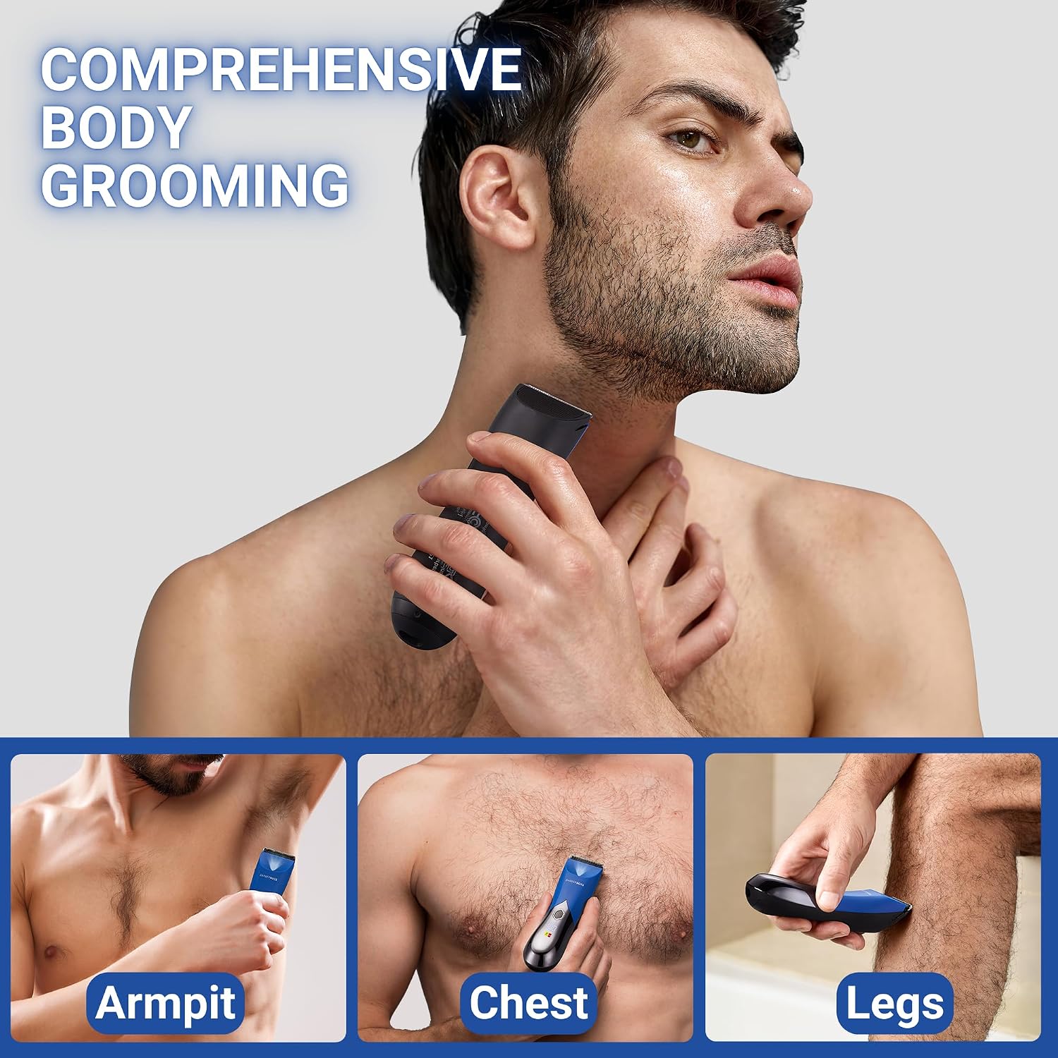 Detalle de BarberBoss Balls Trimmer Men: Versatile Groin & Body Groomer for Precise, Everyday Use