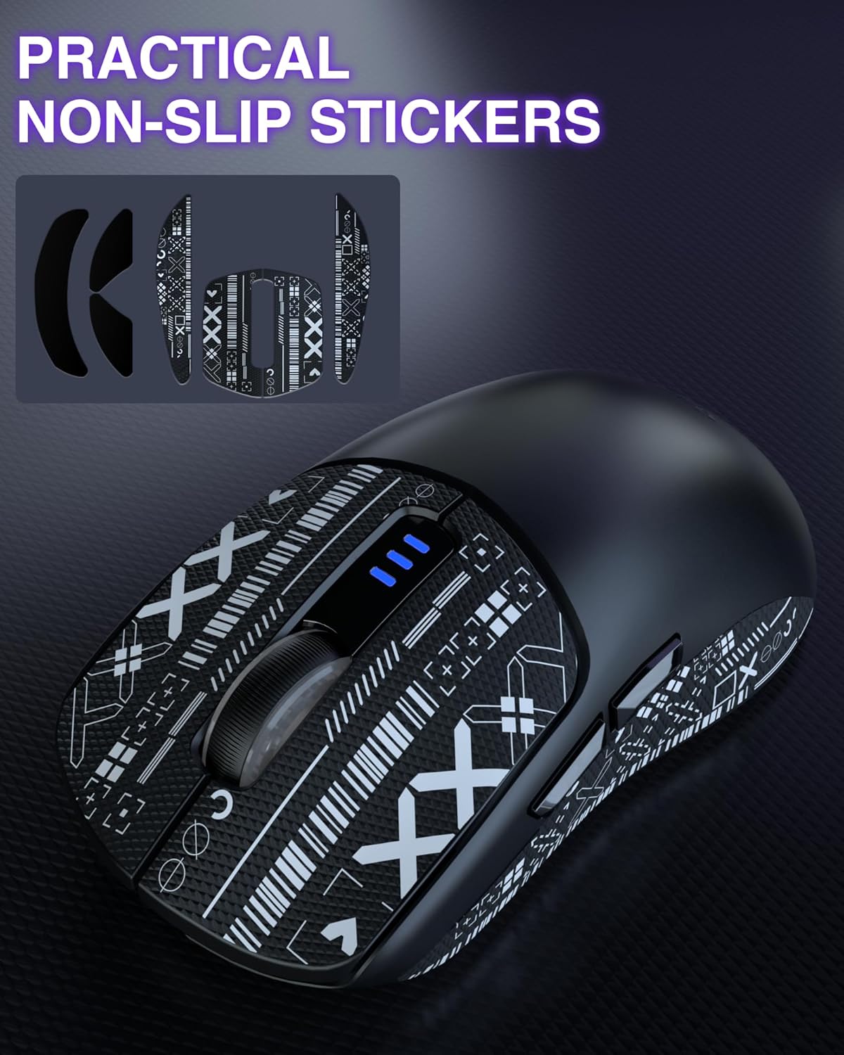 Detalle 2 de AULA SC580 Wireless Gaming Mouse: Tri-Mode, 12000 DPI, Lightweight & Programmable