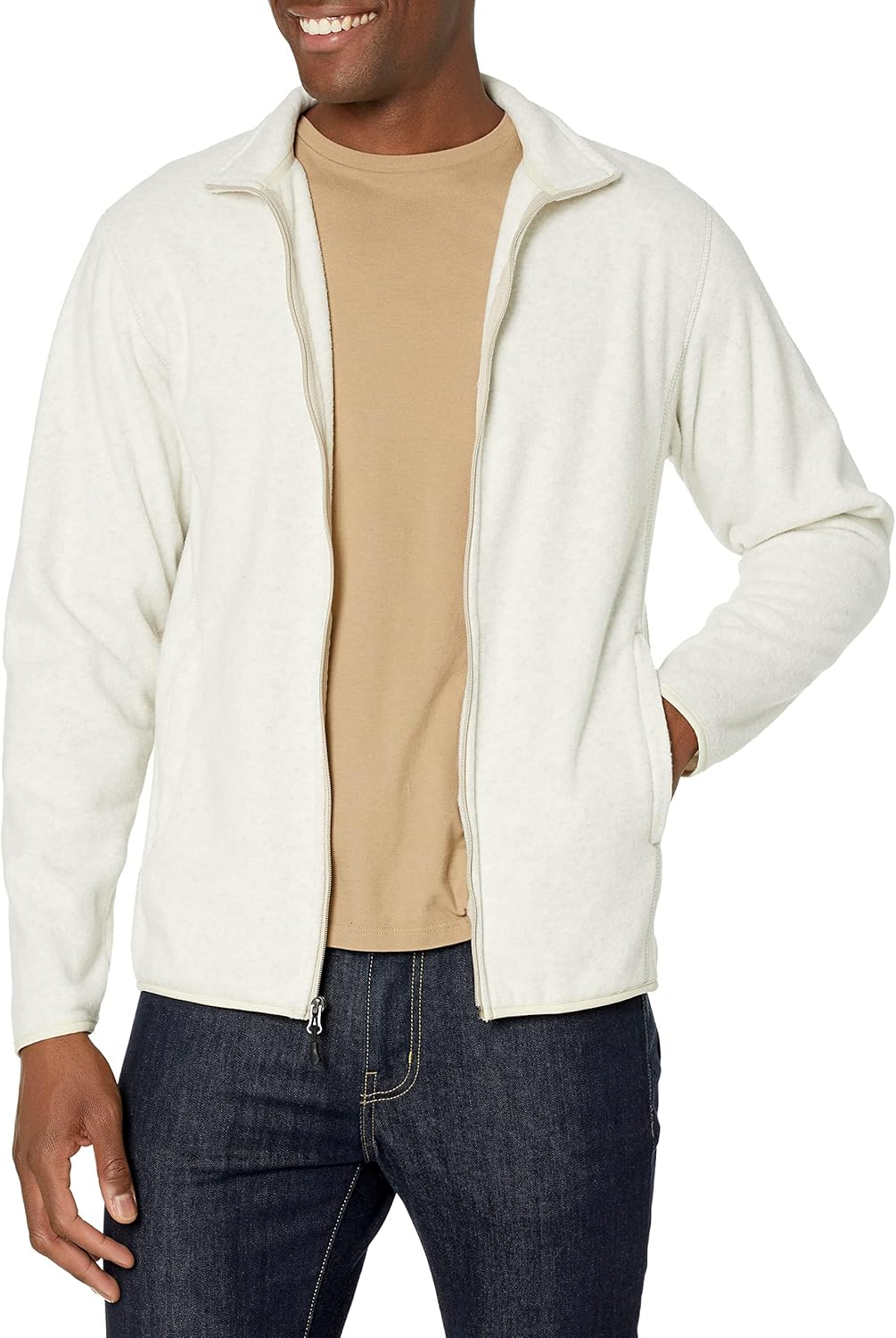 Thumbnail 1 de Amazon Essentials Men’s Full-Zip Fleece Jacket (Big & Tall) – cosy midweight warmth for everyday wear