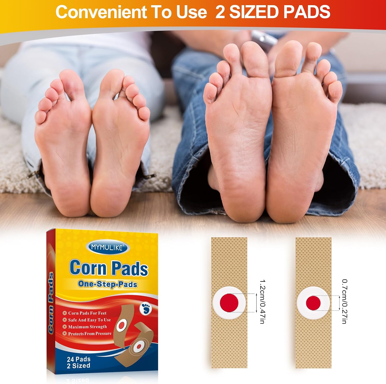 Thumbnail 2 de MYMULIKE Corn Removal Pads 24 Count