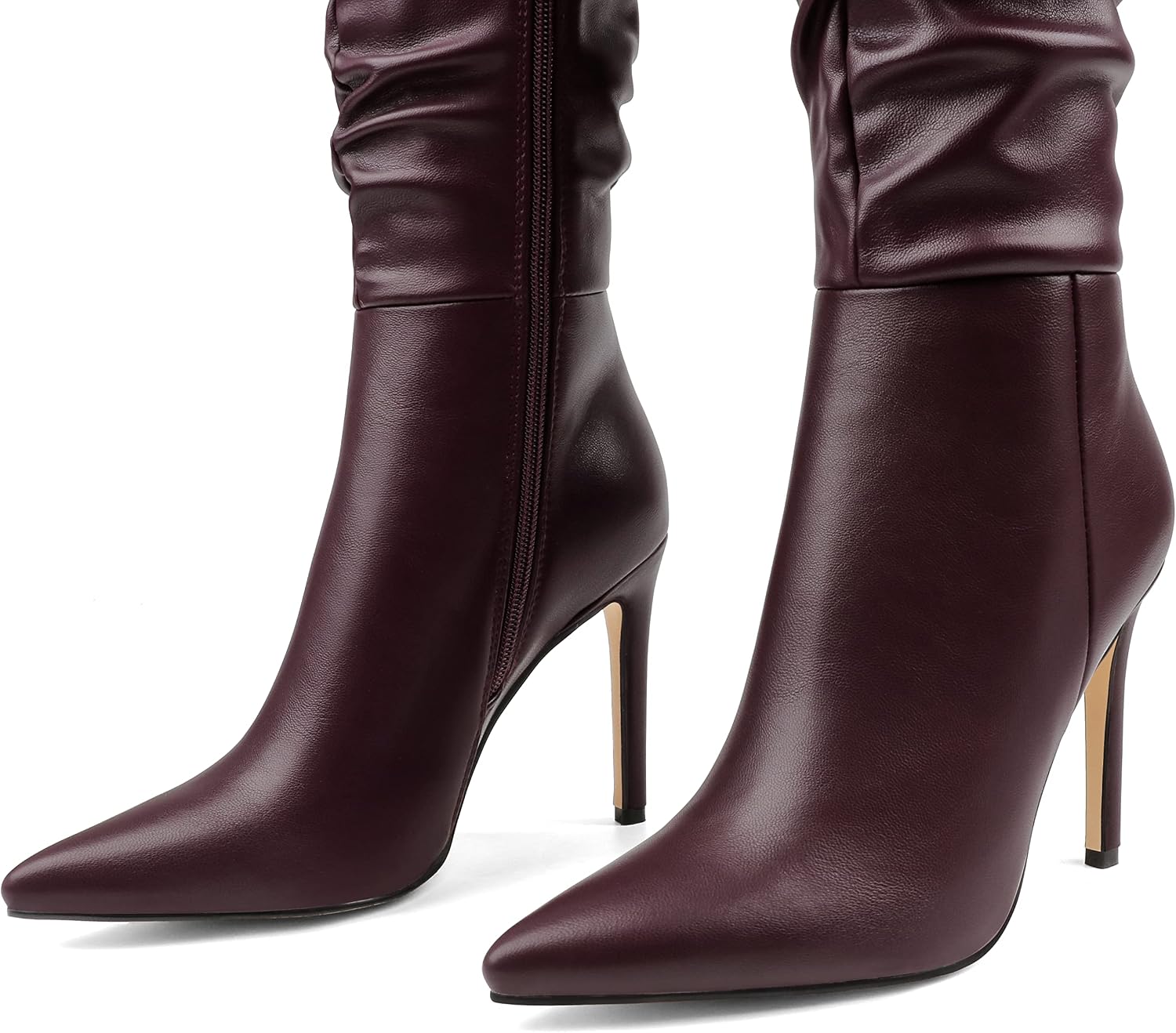 Detalle 1 de COLETER Knee High Stiletto Boots 4 inch