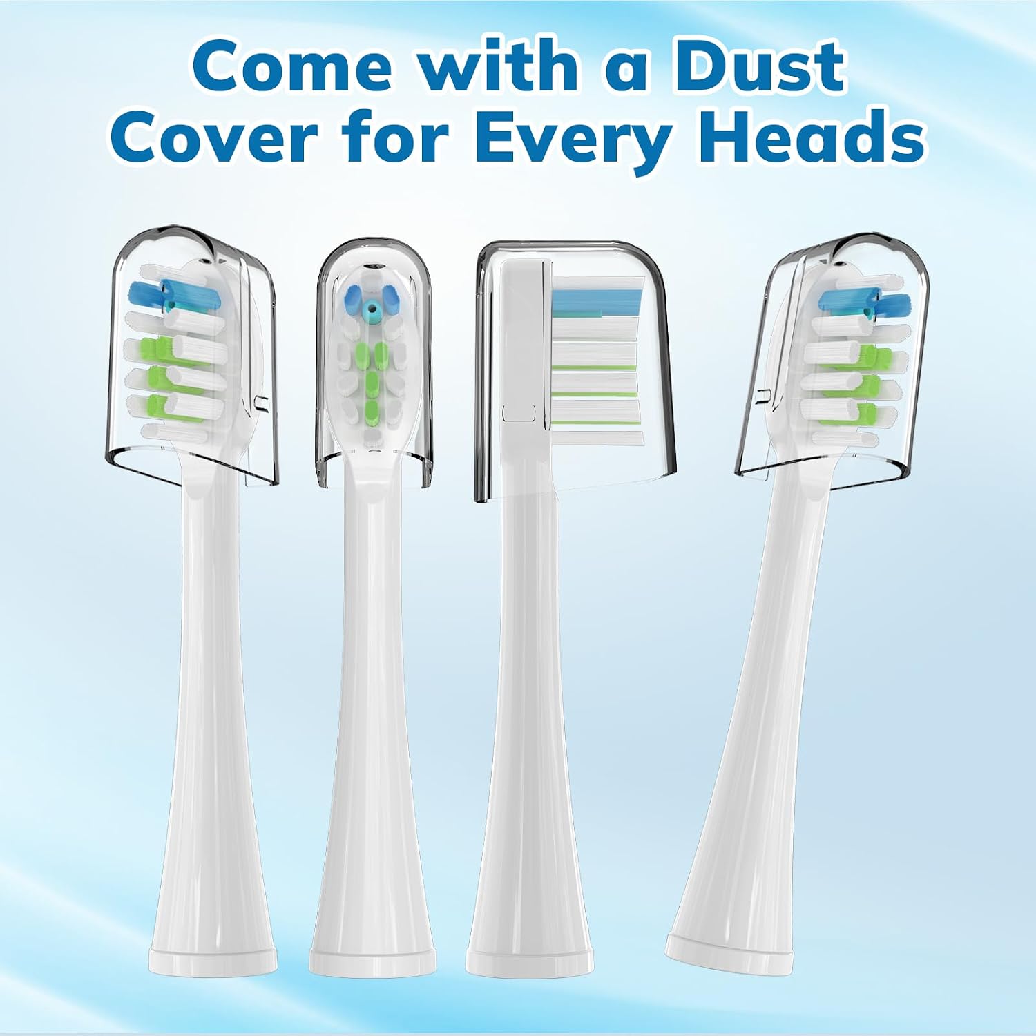 Thumbnail 6 de 6-Pack Replacement Brush Heads for Waterpik Sonic Fusion (SF01–SF04) with DuPont Bristles
