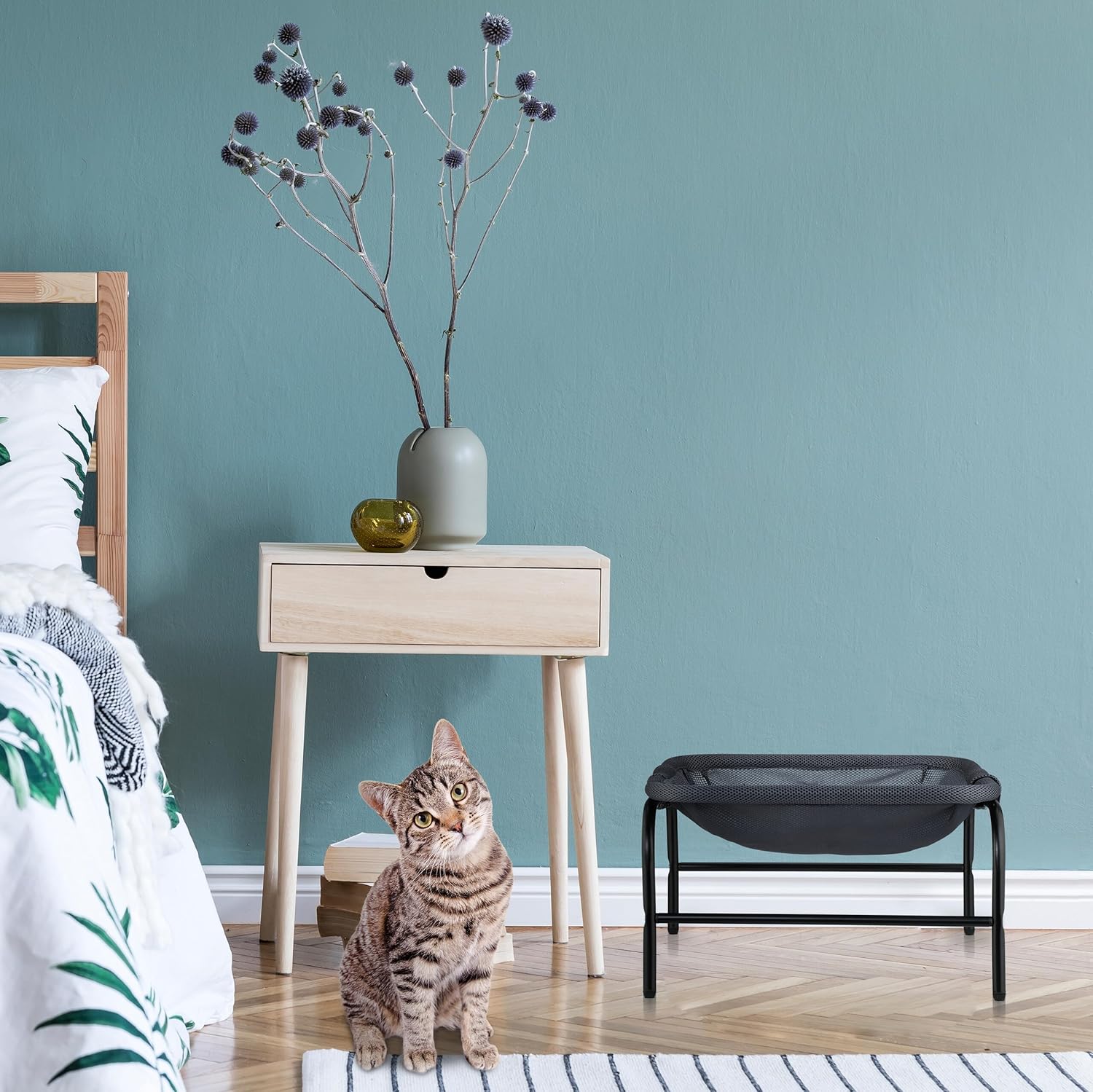 Detalle de Relaxdays cuccia amaca per gatti 27x45x45