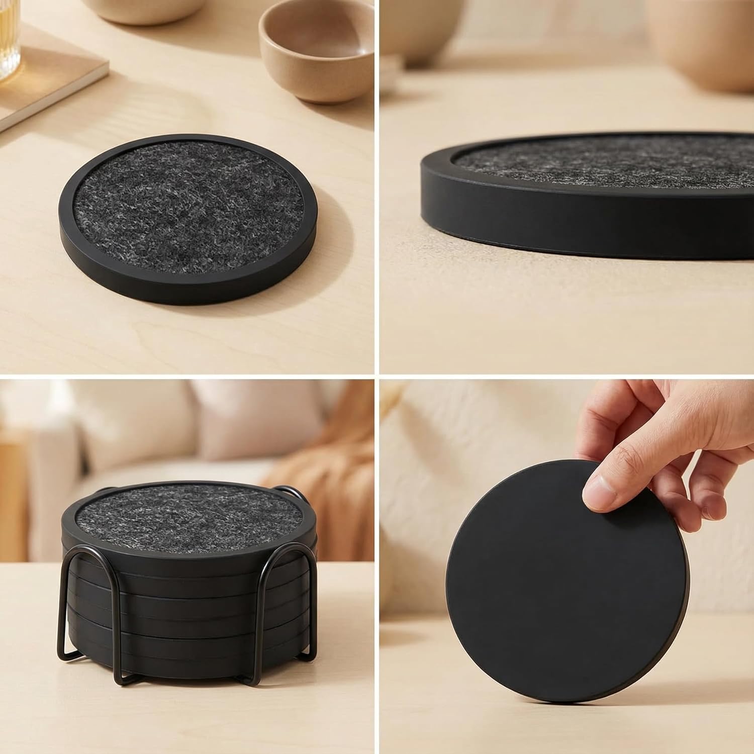 Detalle 2 de Nexvoro absorbent coasters 6 pack