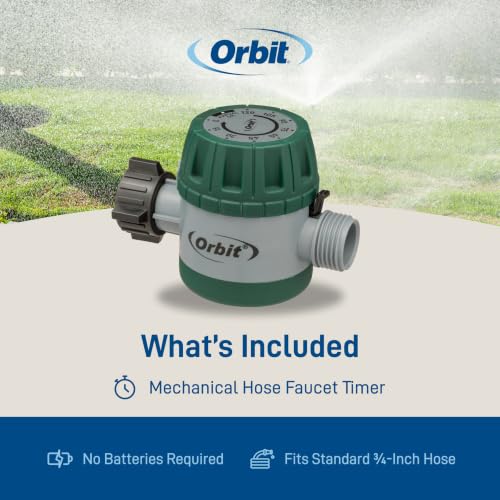 Thumbnail 9 de Orbit Mechanical Water Timer - Adjustable Irrigation Shutoff for Lawn & Garden