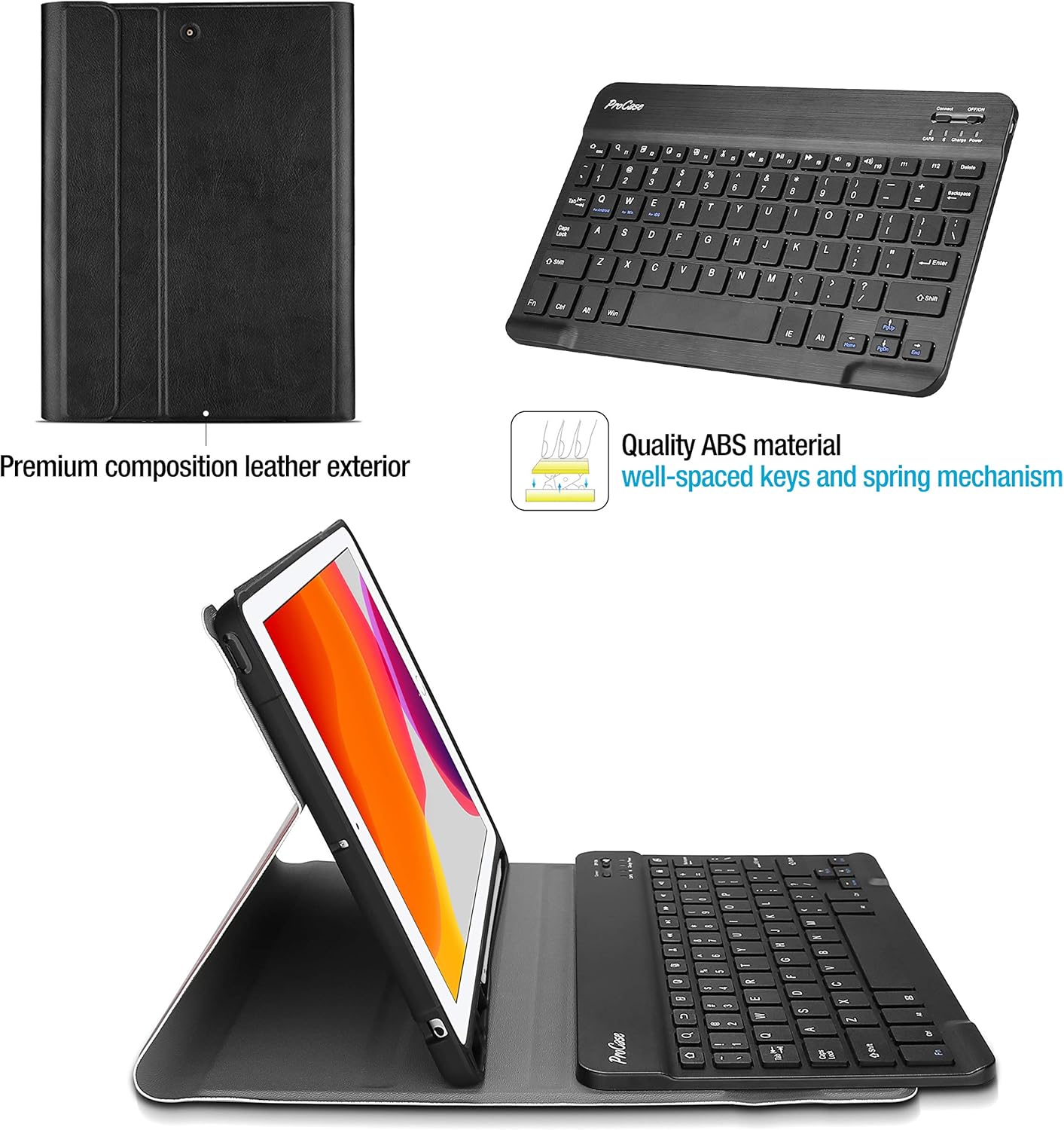 Thumbnail 4 de ProCase Keyboard Case for iPad 10.2 2021