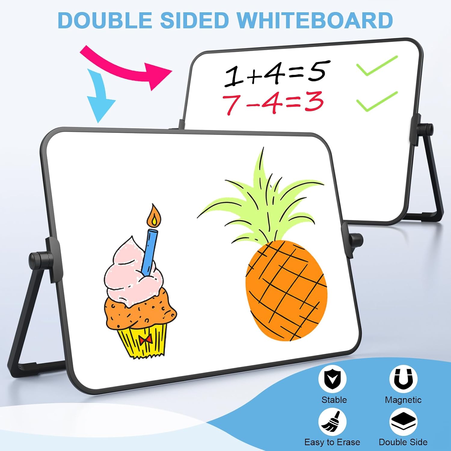 Detalle 1 de Nicpro Dry Erase Whiteboard A3 30 x 40 cm