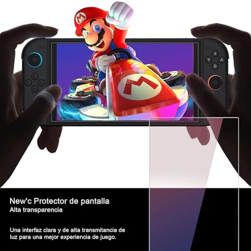Thumbnail 6 de NEW'C Protector de Pantalla de Vidrio Templado para Nintendo Switch 2 — 3 Piezas, 0.33 mm, 9H