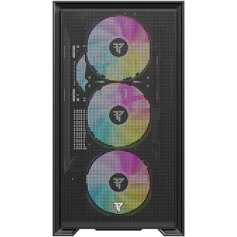 Detalle 2 de Tempest Stronghold ARGB M-ATX Cristal Templado USB 3.0 Negra 🖥
