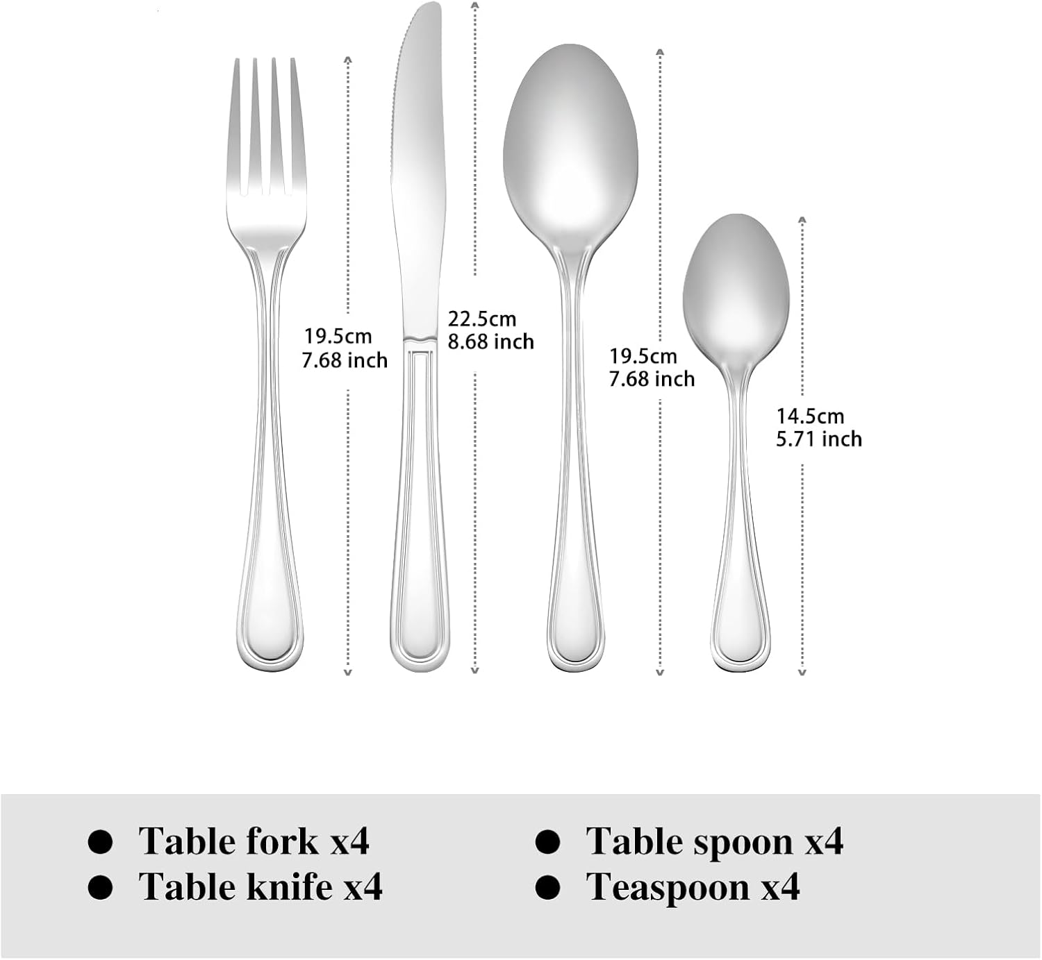 Thumbnail 1 de Otto Koning Frankfurt 16-Piece Cutlery Set for 4