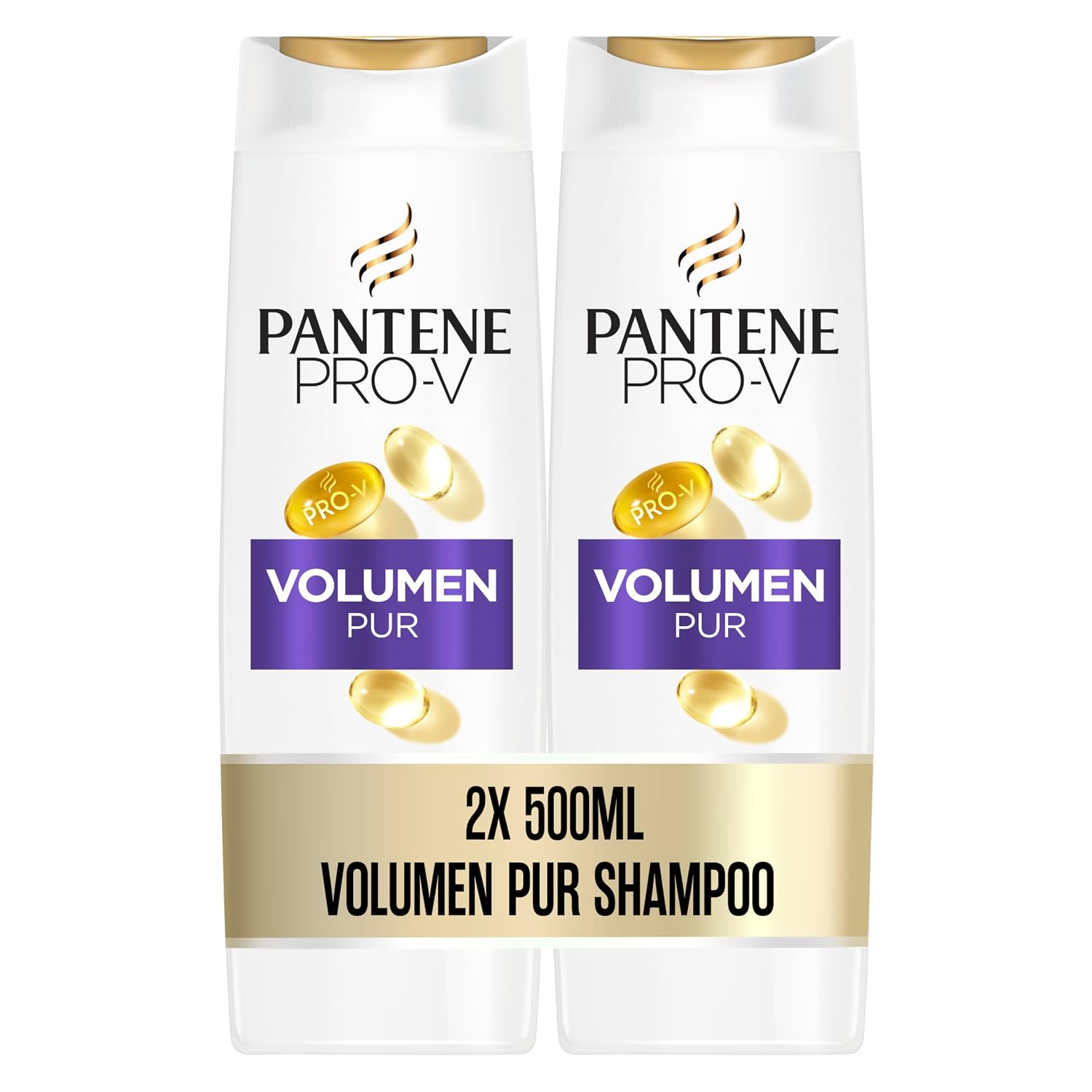 Detalle de Pantene Pro-V Volumen Pur Shampoo Duo Pack 2x500 ml