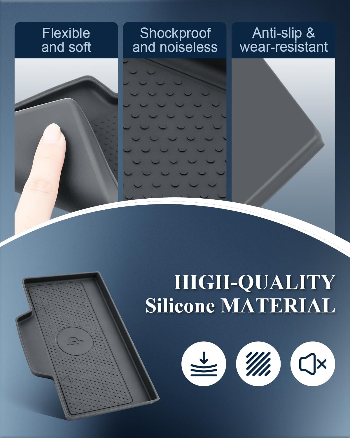 Detalle 1 de BIBIBO silicone charging mat for 2026 Mazda CX-5