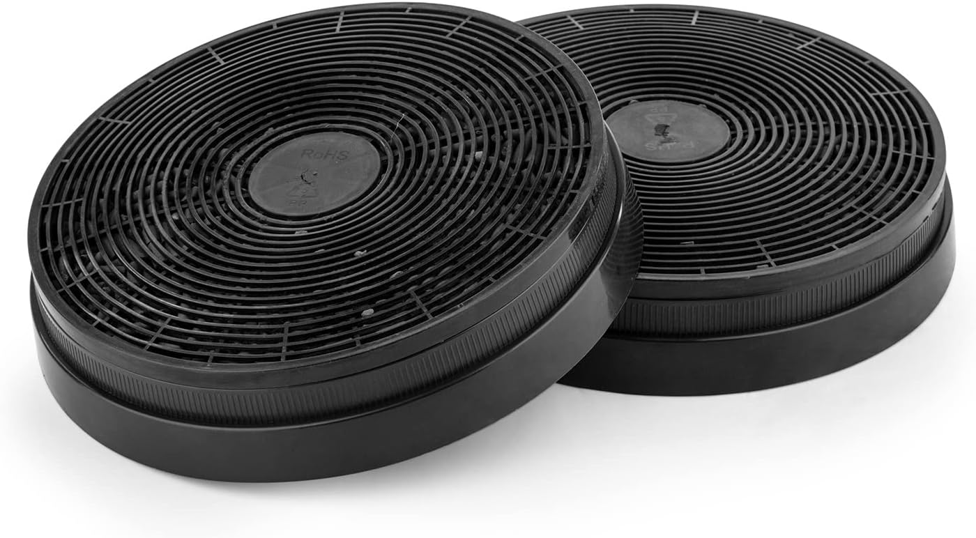 Detalle de Klarstein CGCH2-filter for7017 – filtry węglowe do okapu, 2 szt., 17,5 cm