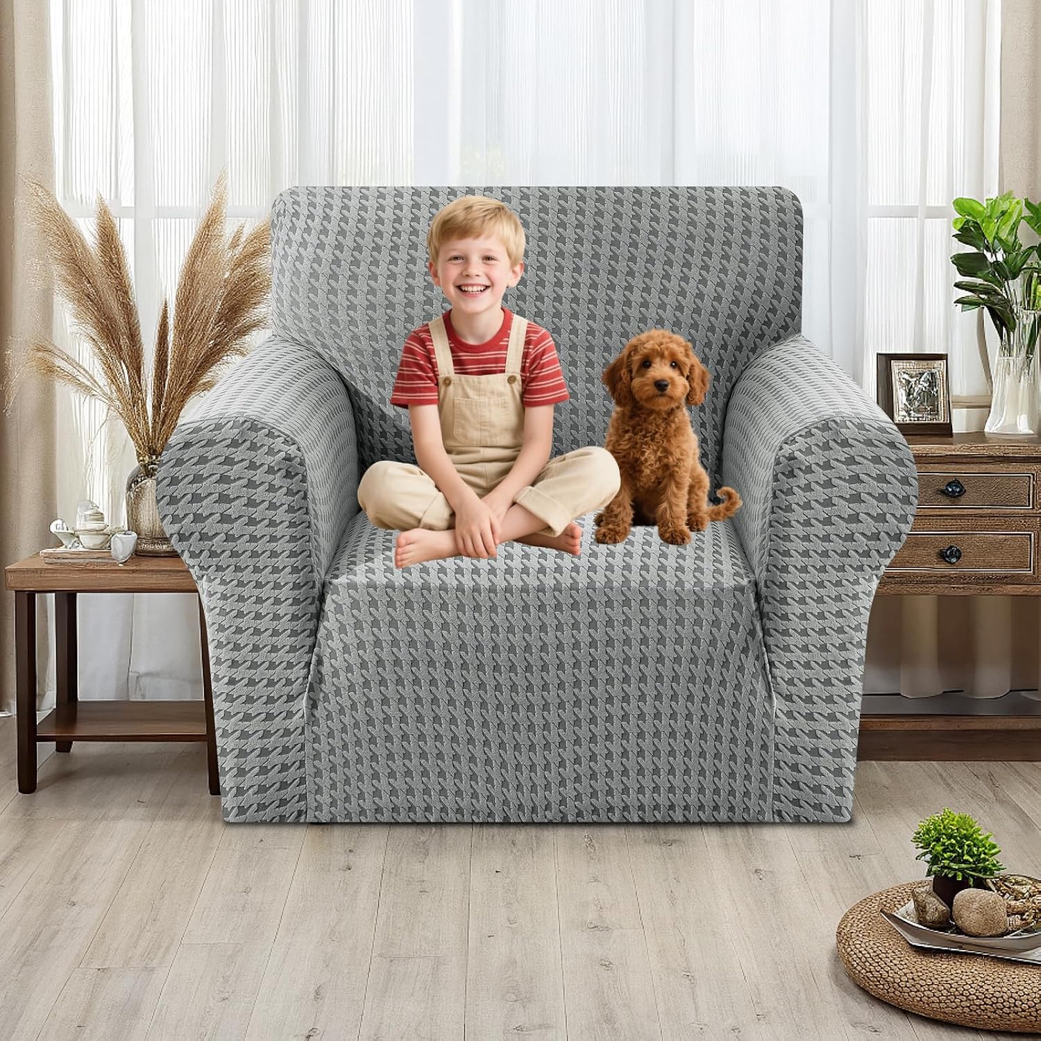 Thumbnail 1 de MAXIJIN armchair slipcover Small