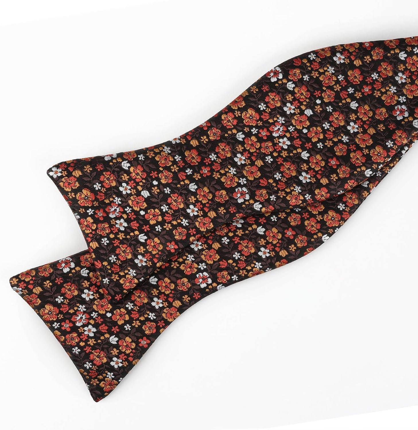 Detalle de Alizeal Floral Pattern Bow Tie & Pocket Square Set for Men