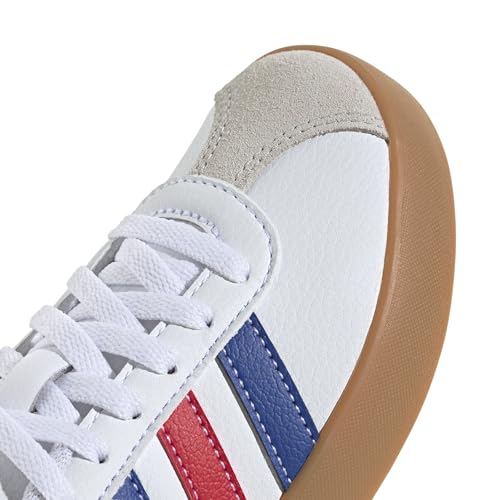 Thumbnail 7 de adidas Unisex Kinder Vl Court 3.0 Shoes – FTWR White/Team Royal Blue/Better Scarlet