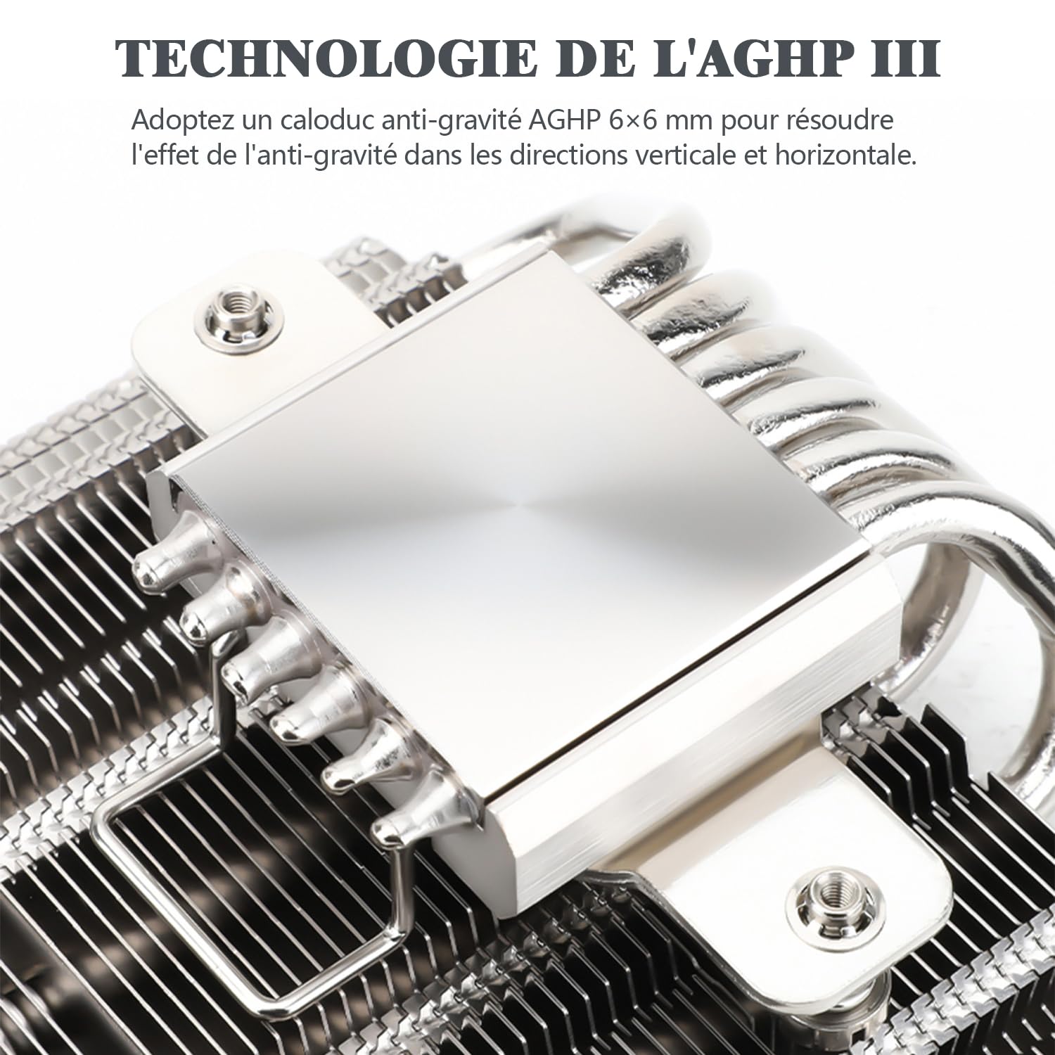 Detalle de Thermalright TR AXP120-X67 Low-Profile CPU-Luftkühler – kompakte Kühlung für AM4/AM5 und LGA 1700/115X/1200