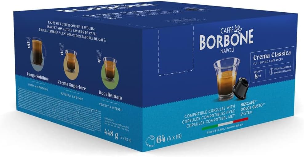 Thumbnail 2 de Caffè Borbone Crema Classica 64 Capsules