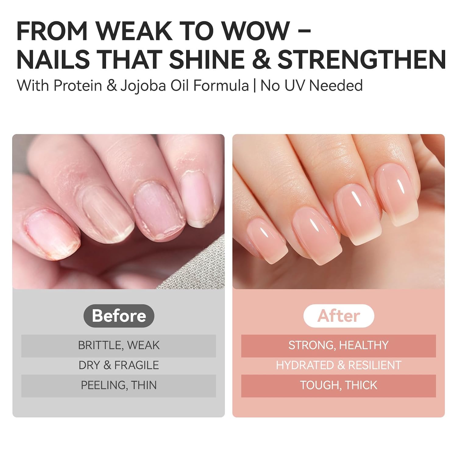 Thumbnail 4 de gelike ec Nail Strengthener Nude Blush