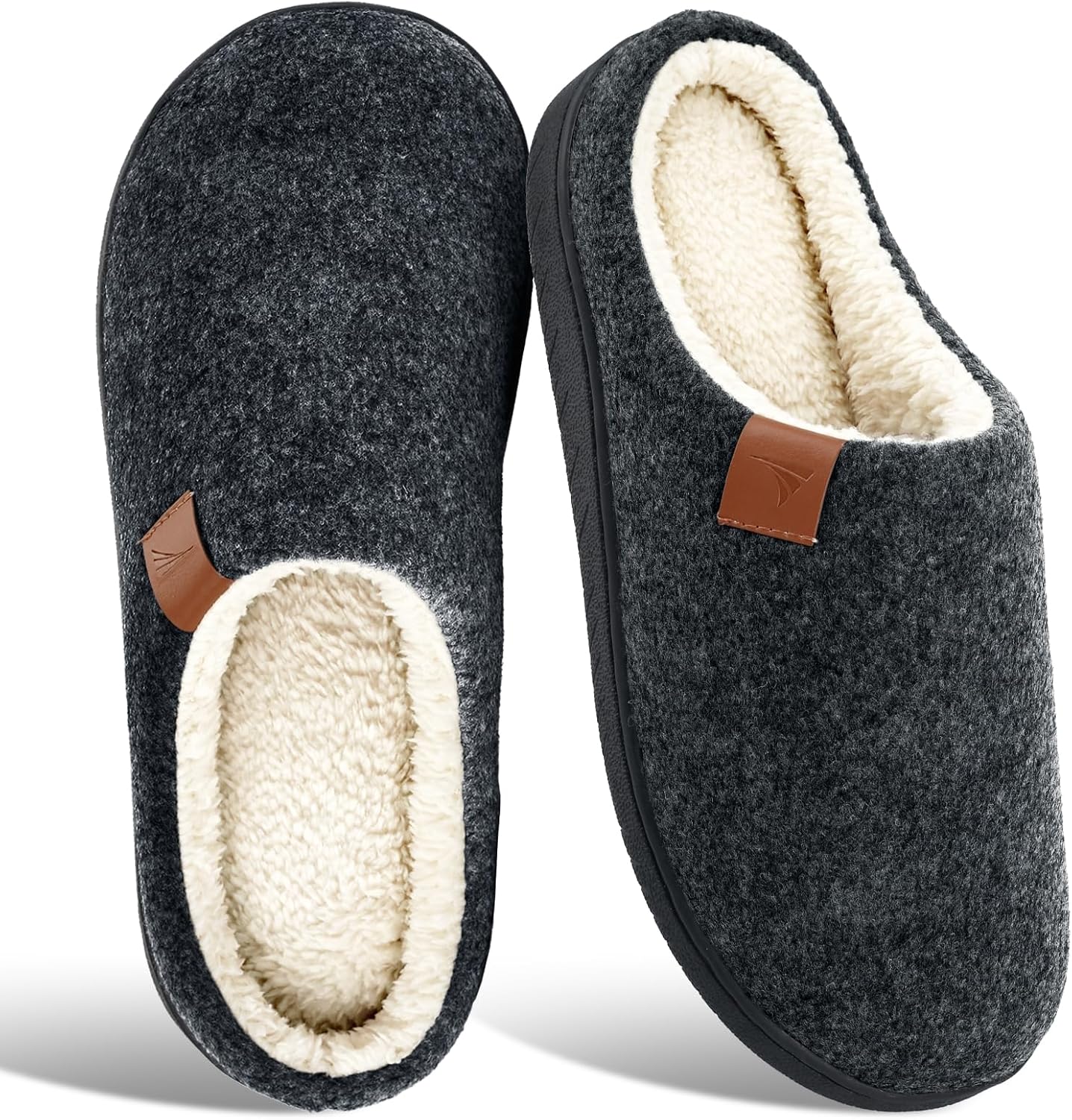Detalle de SROTRAS Chaussons Homme Hiver Chaud Feutre Confort