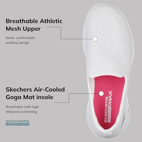 Thumbnail 5 de Skechers Women's Go Walk Joy-Evaluate Trainers, White (UK 4)