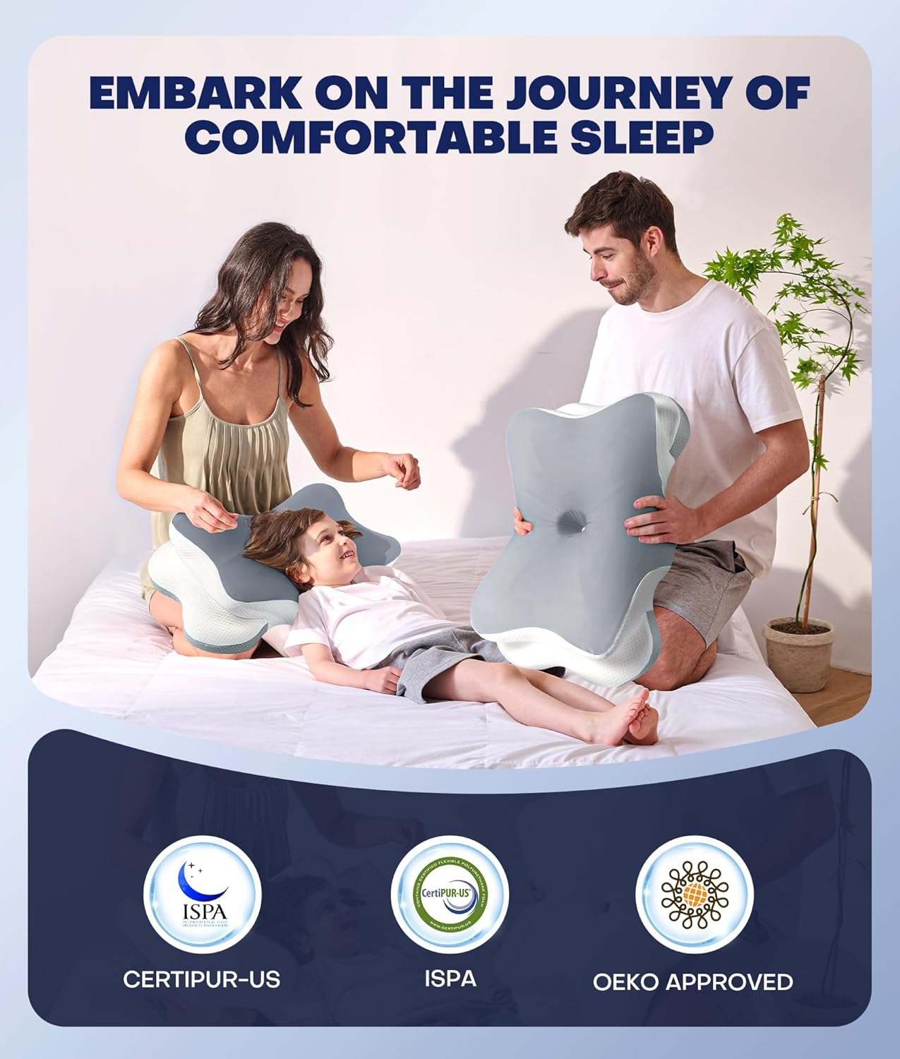 Thumbnail 6 de CloudCoz cervical pillow, memory foam