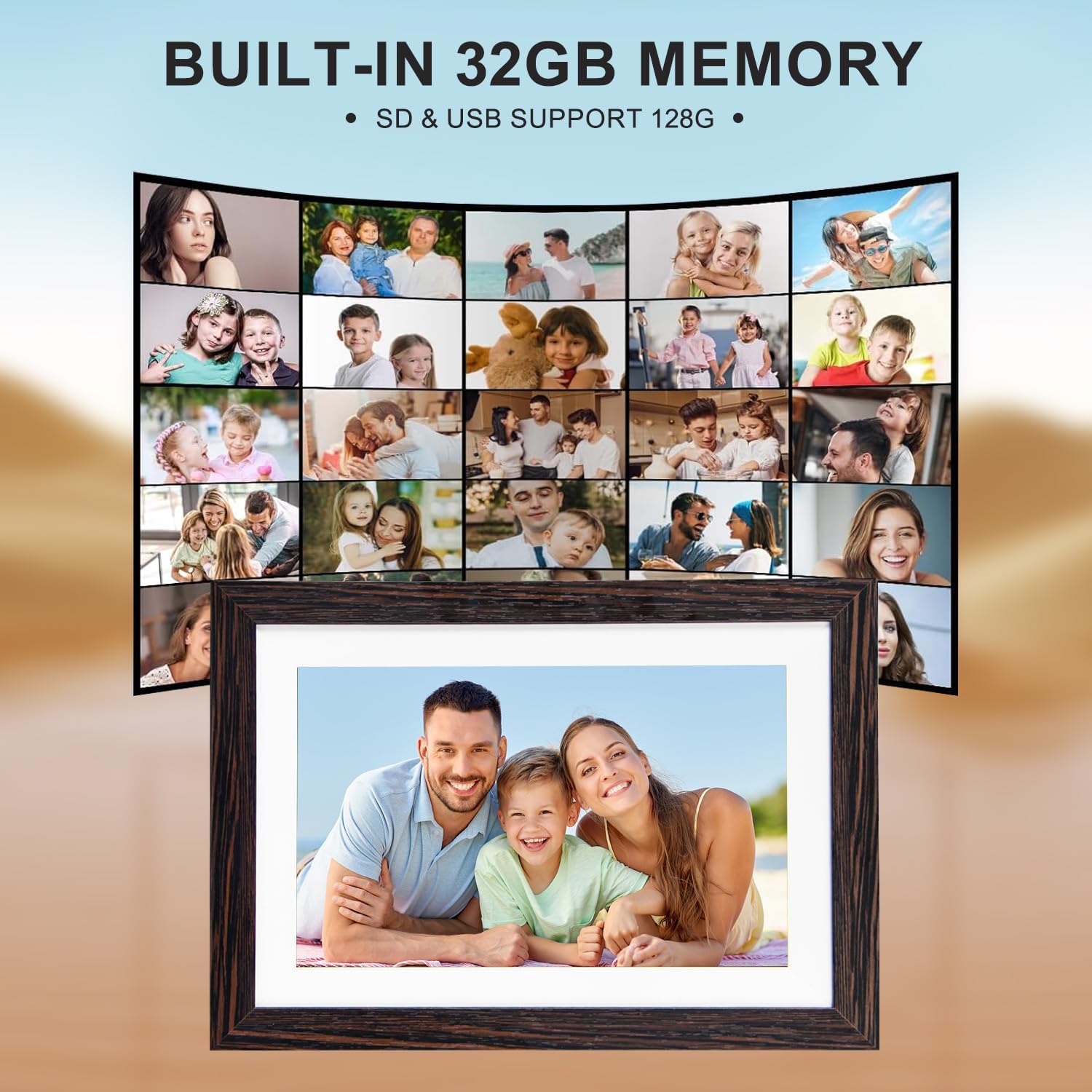 Detalle 2 de Hesmor Frameo 10.1 Inch Digital Photo Frame