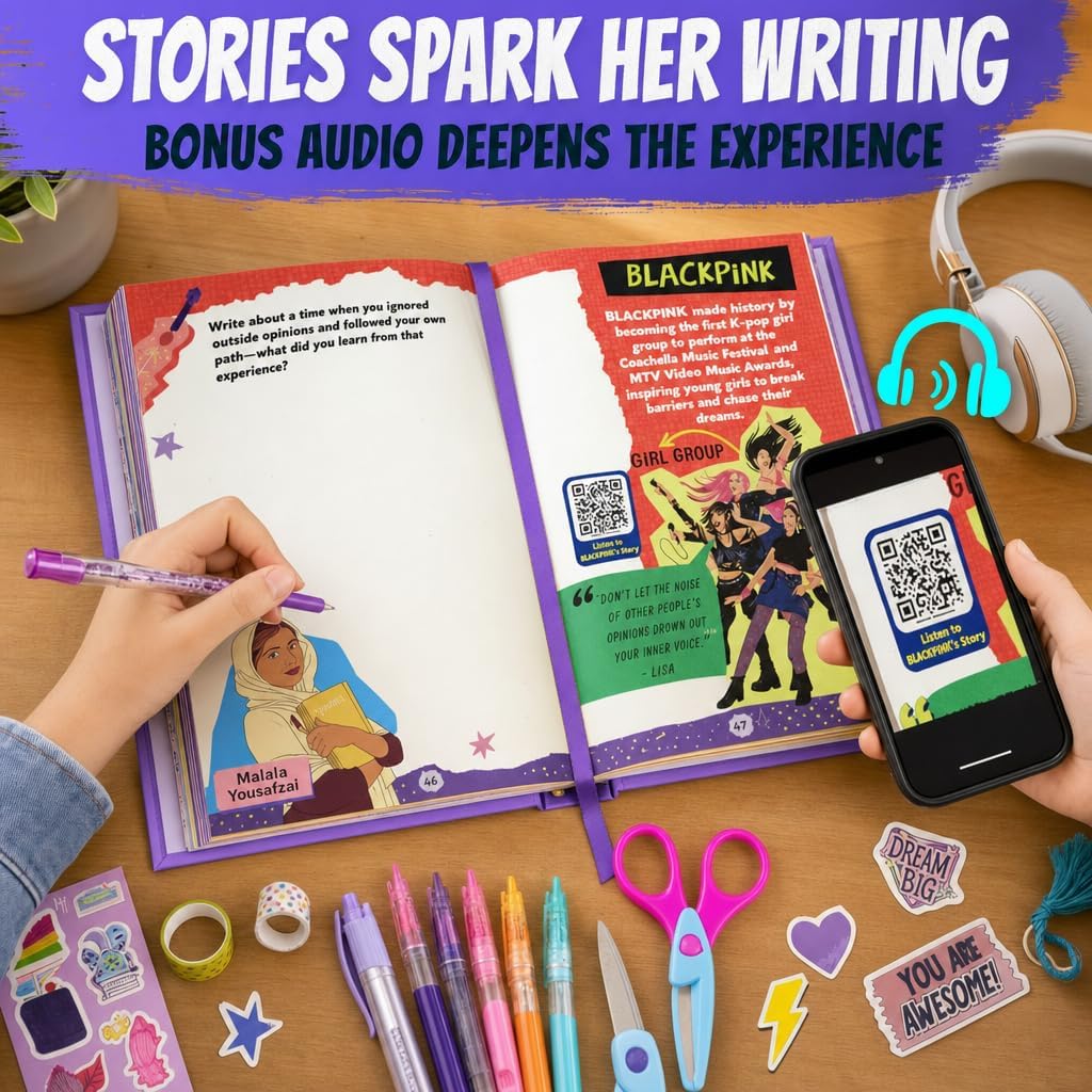 Thumbnail 2 de Rebel Girls DIY Journal Kit for Girls 6-12
