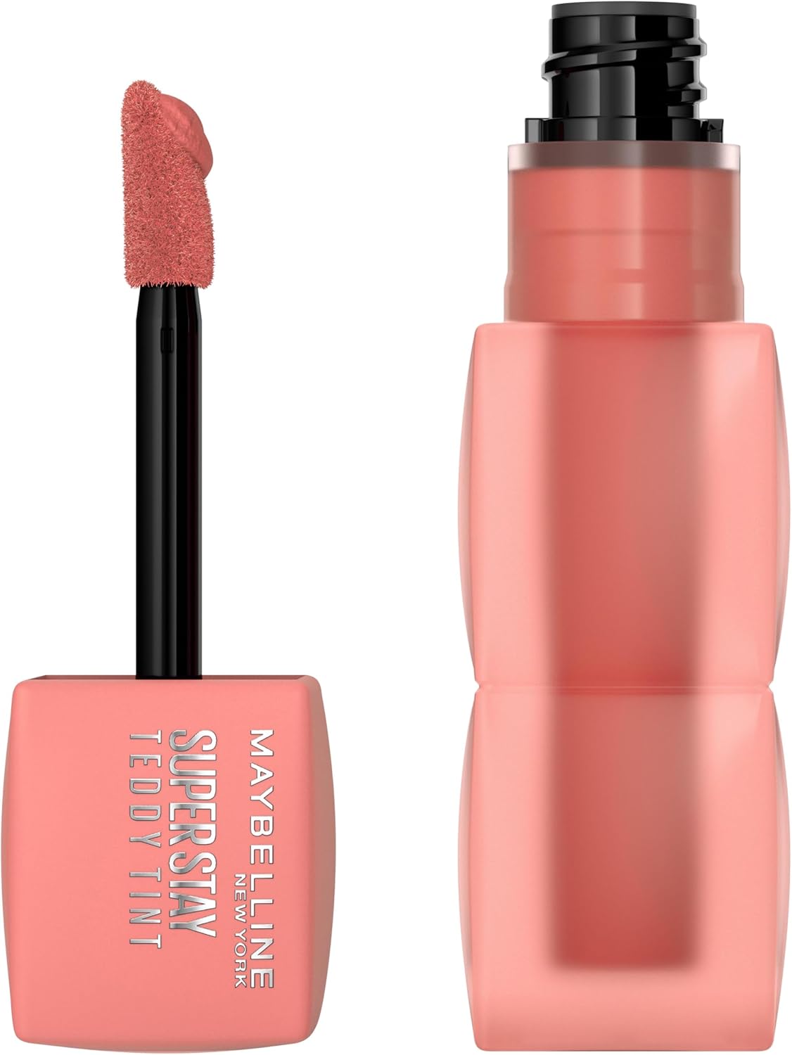 Detalle de Maybelline New York Teddy Tint: Tinta Labbra a Lunga Tenuta, Effetto Matte Vellutato - Current Mood 10 (5 ml)