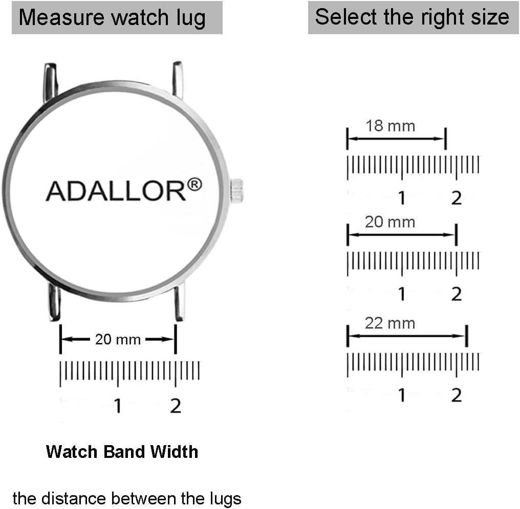 Thumbnail 4 de ADALLOR Universelles Silikonarmband 18–24 mm mit Quick Release – Sportarmband für Herren und Damen
