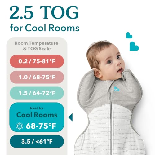 Detalle de Love To Dream Swaddle Up Transition Bag NB 2.2–3.8kg, Bees Oatmeal, 2.5 Tog