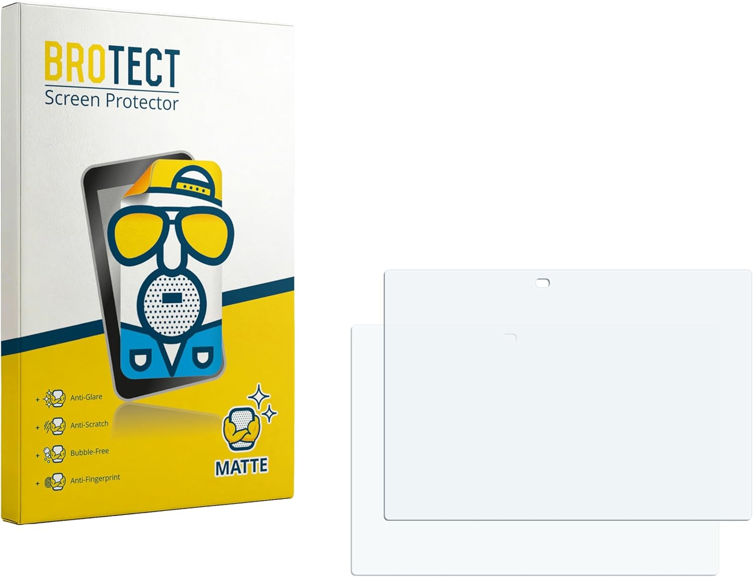 Detalle de BROTECT Pellicola Protettiva Opaca per Lenovo Tab 2 A10-30 (2 Pezzi) – Antiriflesso e antigraffio