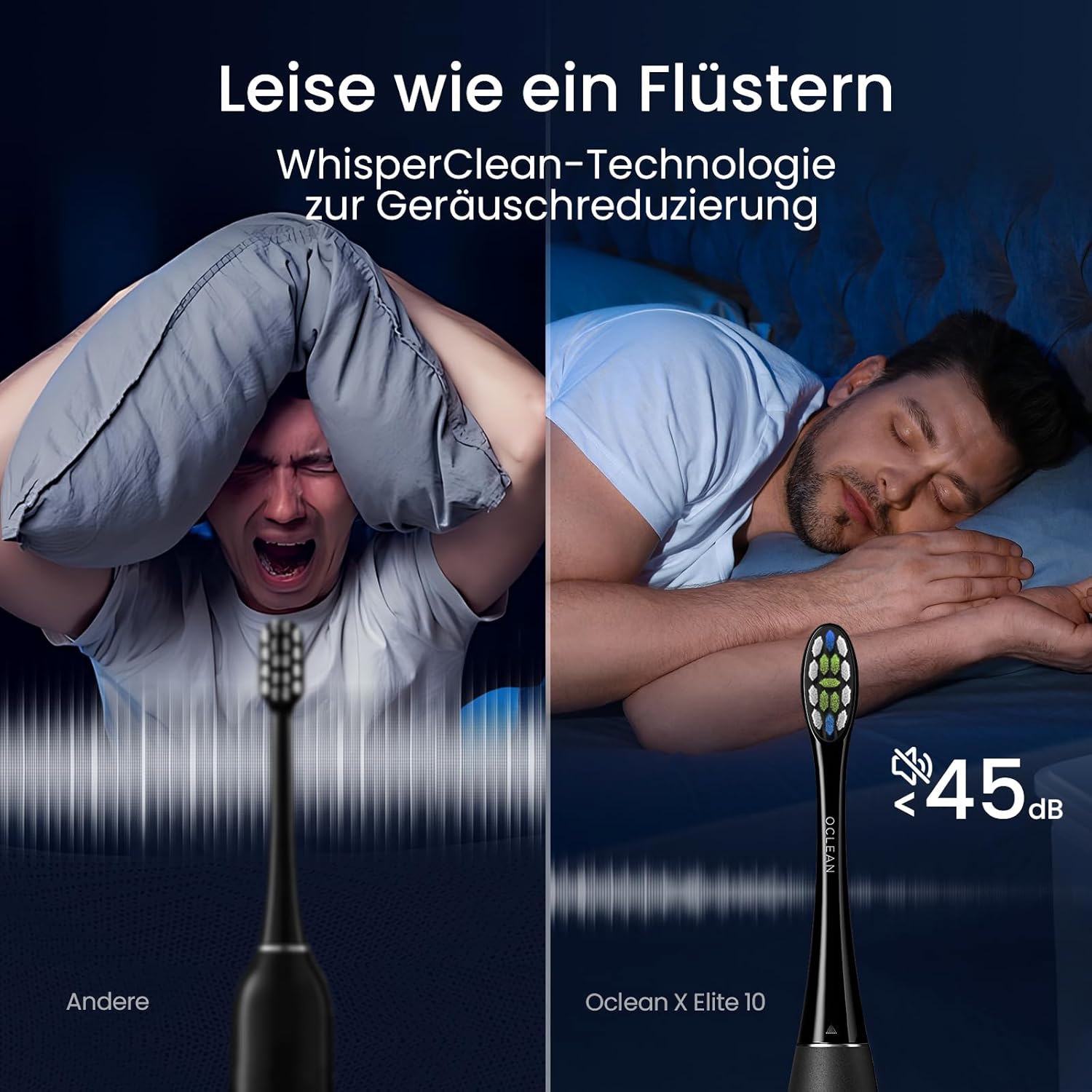 Thumbnail 5 de Oclean X Elite 10 Set – Schallzahnbürste mit 5 Putzmodi, App-Feedback und Reiseetui