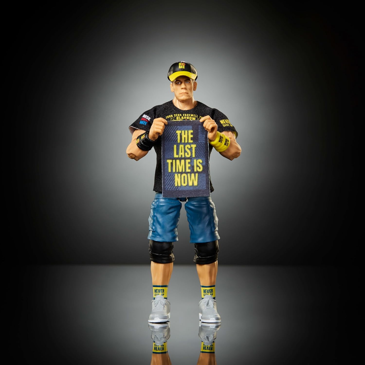 Detalle 2 de Mattel WWE Elite Collection Top Picks John Cena Figure Set (6-inch) with Swappable Hands & Ring Gear