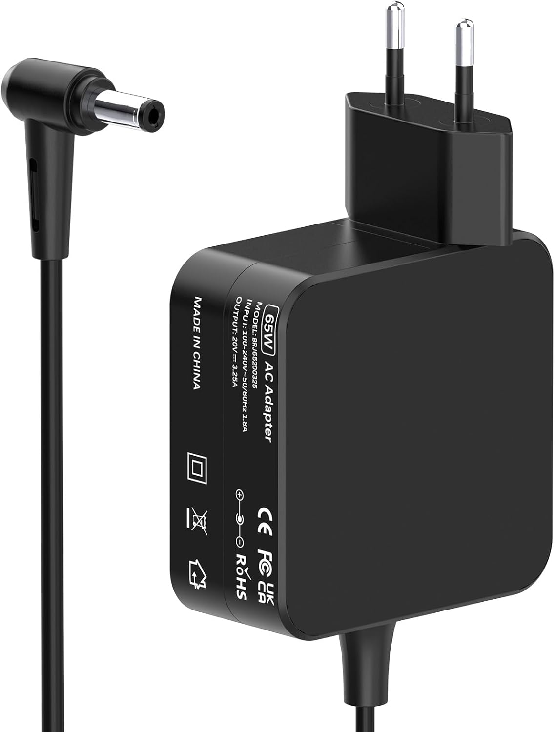 Detalle de Caricatore da 65W per Lenovo IdeaPad 3 con connettore 4.0x1.7mm