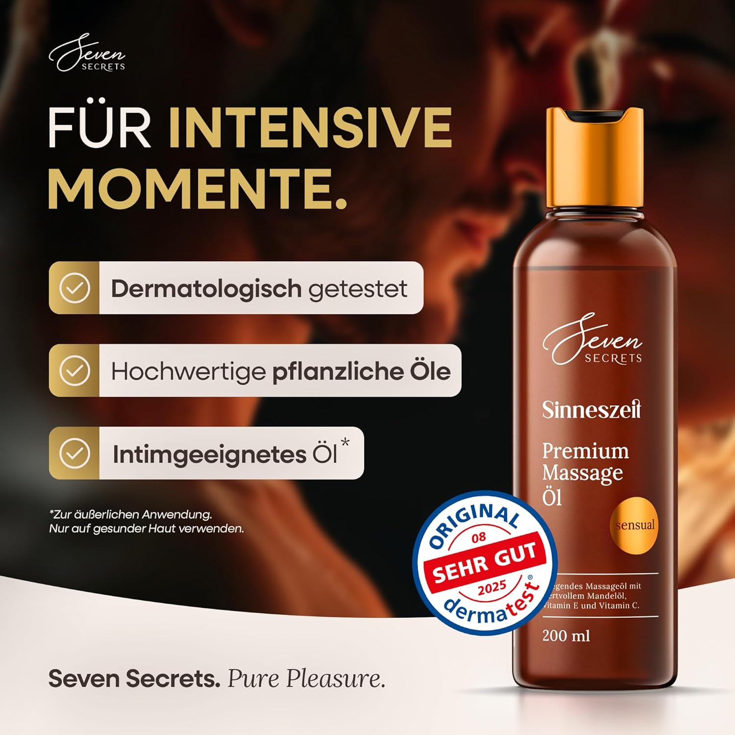 Detalle 2 de Massageöl 200 ml für sinnliche Massagen