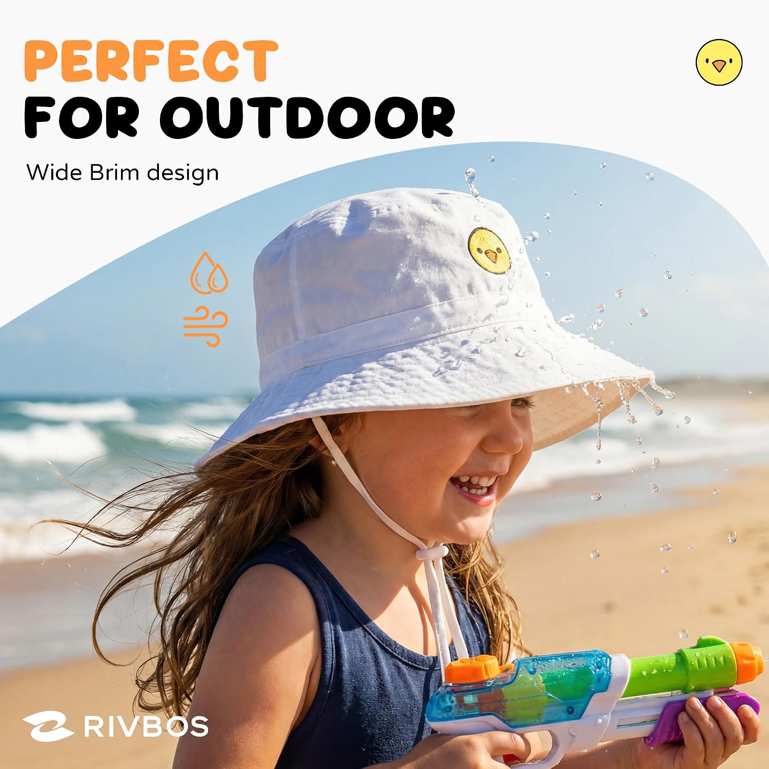 Thumbnail 6 de RIVBOS Baby Sun Hat Polyester