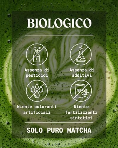 Thumbnail 1 de NaturaleBio Matcha Premium Giapponese Bio in Polvere con L-Teanina – Matcha per uso quotidiano