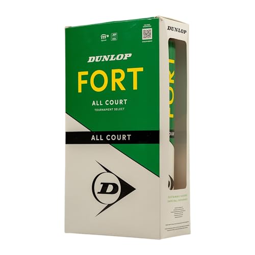 Detalle de Dunlop Pallina da tennis Fort All Court TS: 2x4 palline per sabbia, erba e campo duro
