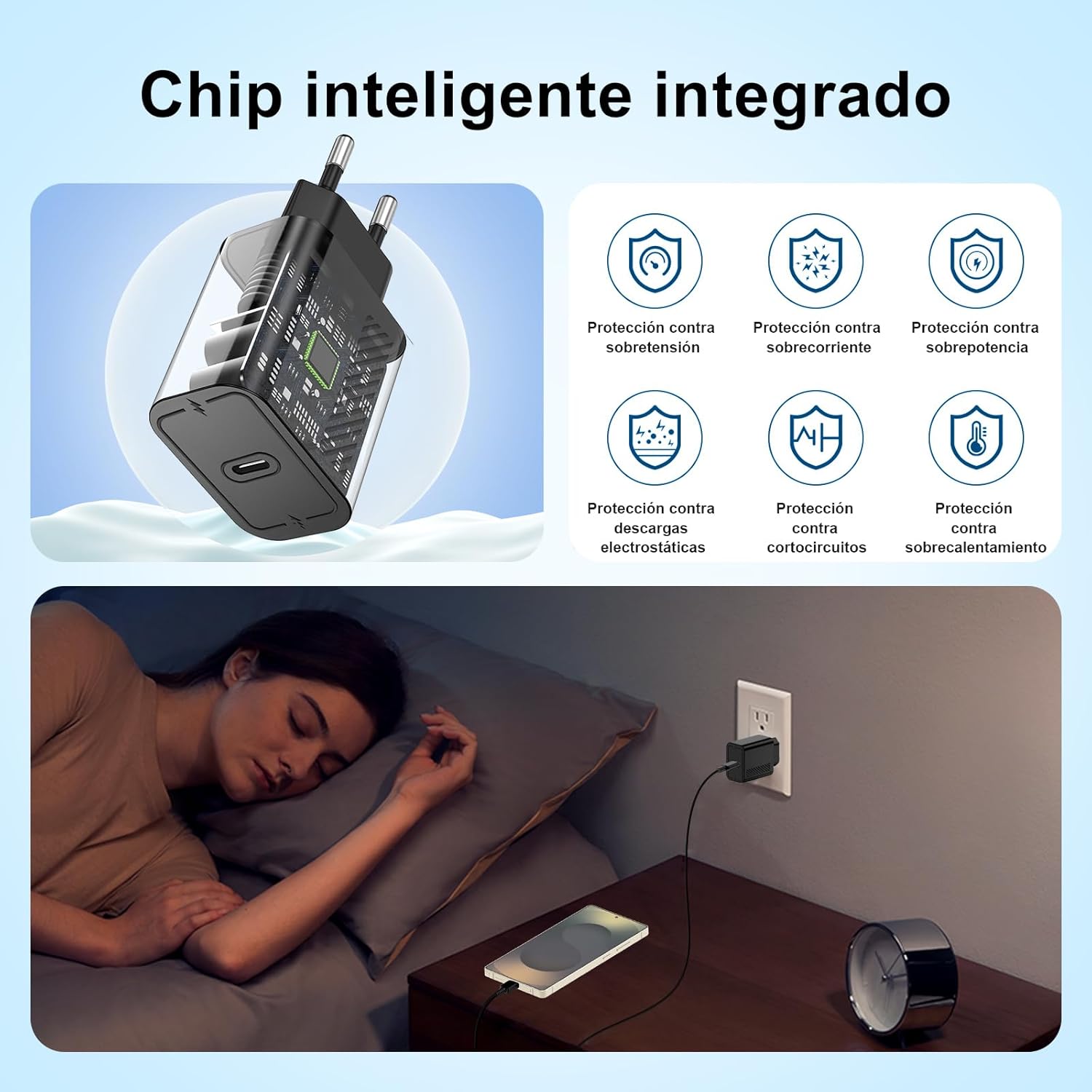 Detalle 2 de DGVERS 45W Cargador USB-C para Samsung 45W