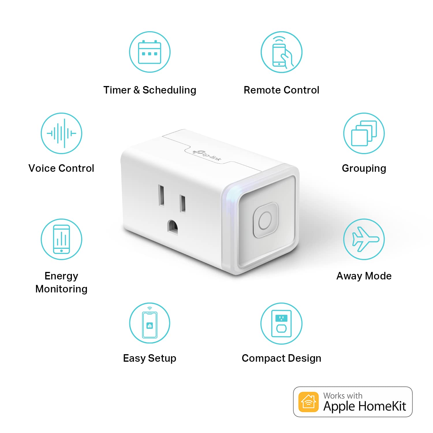 Detalle 2 de Kasa EP25P2 Smart Plug Mini 15A โ HomeKit compatible ๐