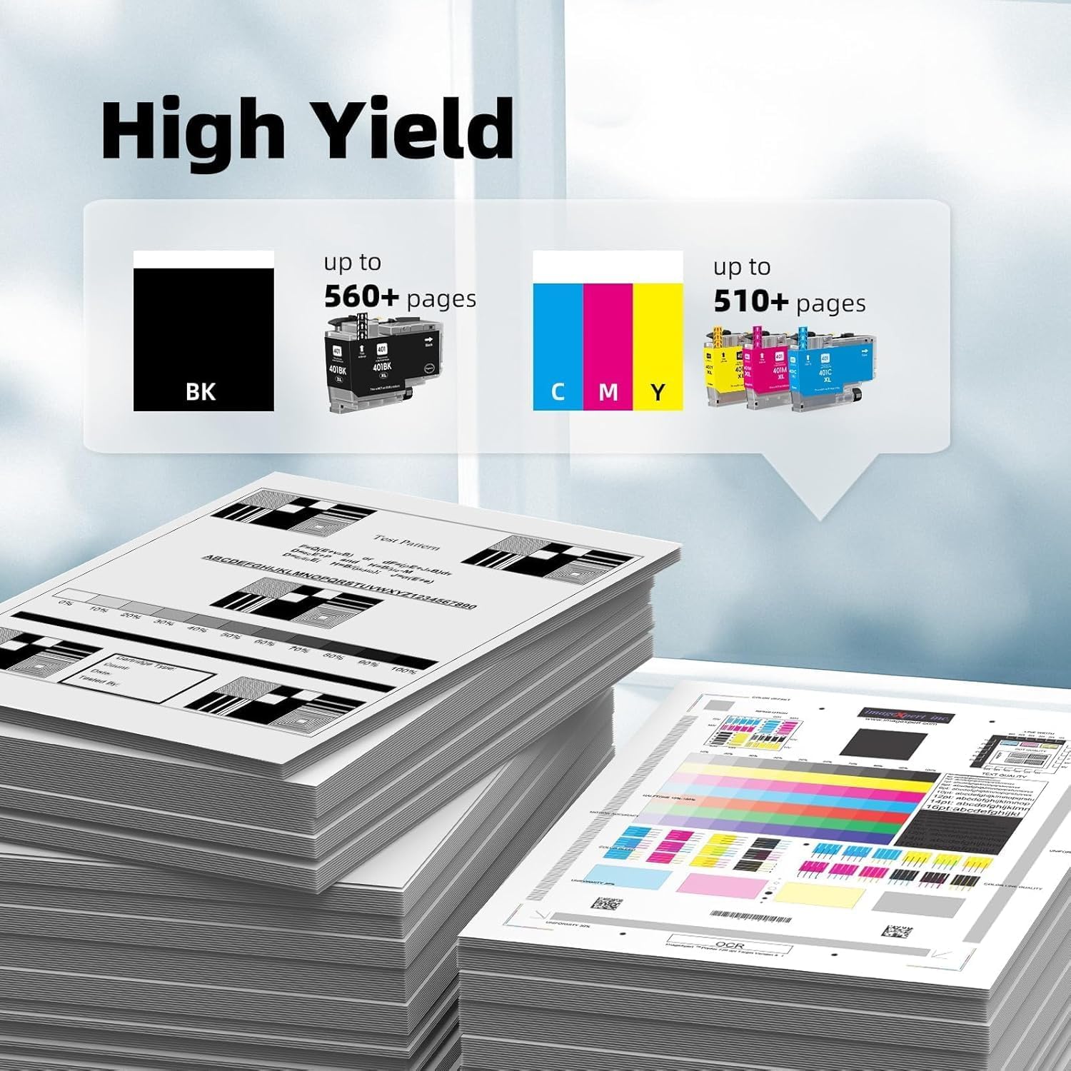 Detalle de belietop LC401XL Ink Cartridges, 4-Pack for Brother MFC-J1010DW Series