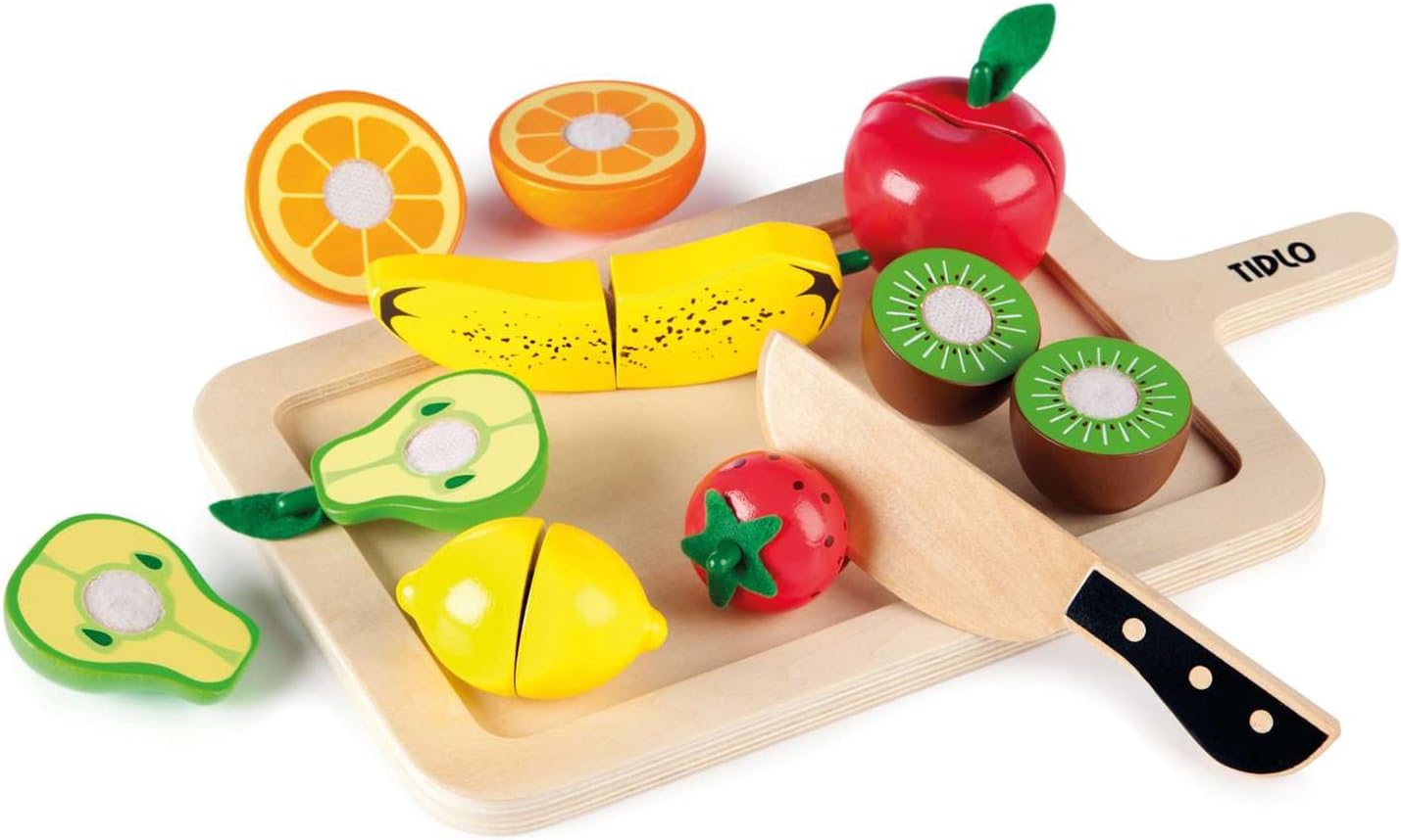 Detalle de Tidlo Wooden Cutting Fruits Set