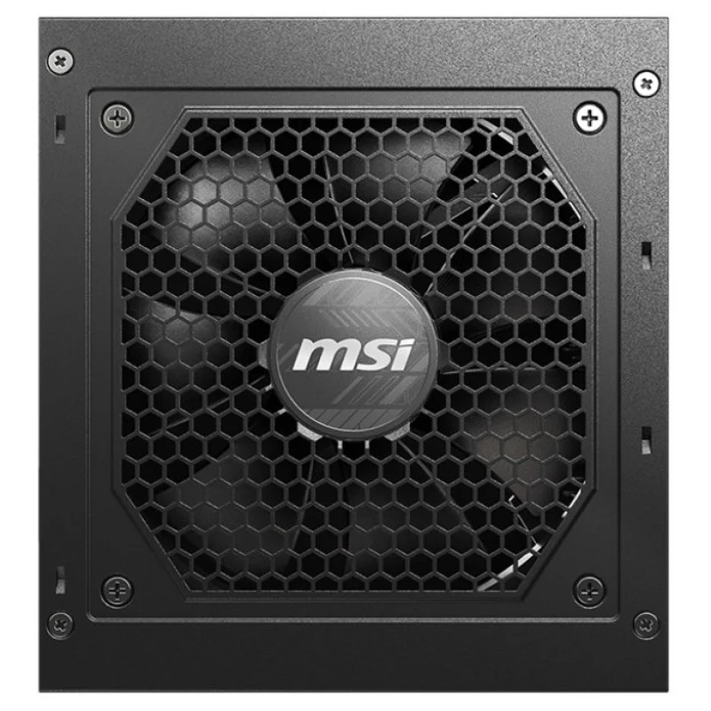Detalle de MSI MAG A750GL fuente 750W 80 Plus Gold