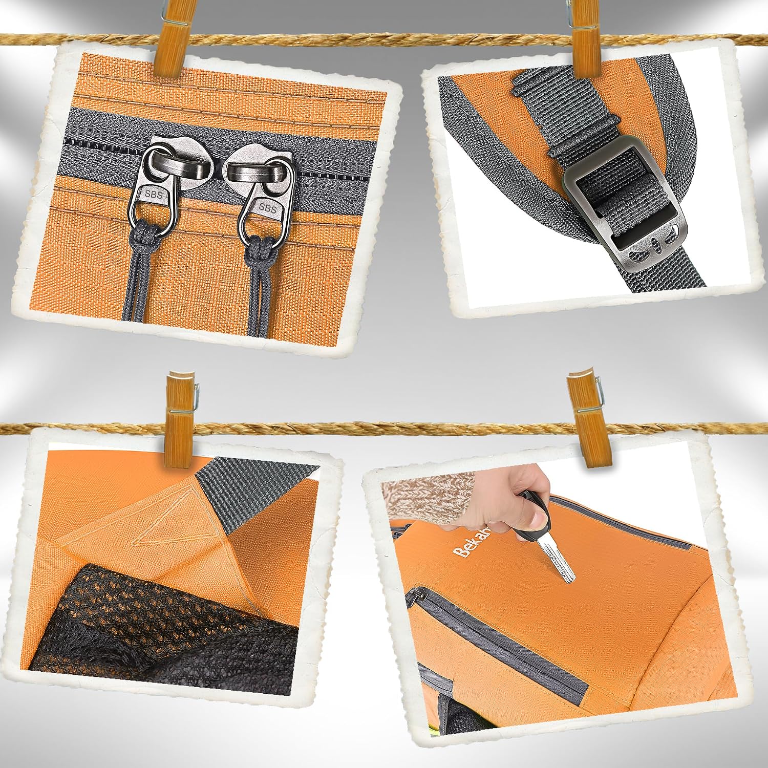 Thumbnail 4 de Bekahizar 20L lightweight foldable hiking backpack