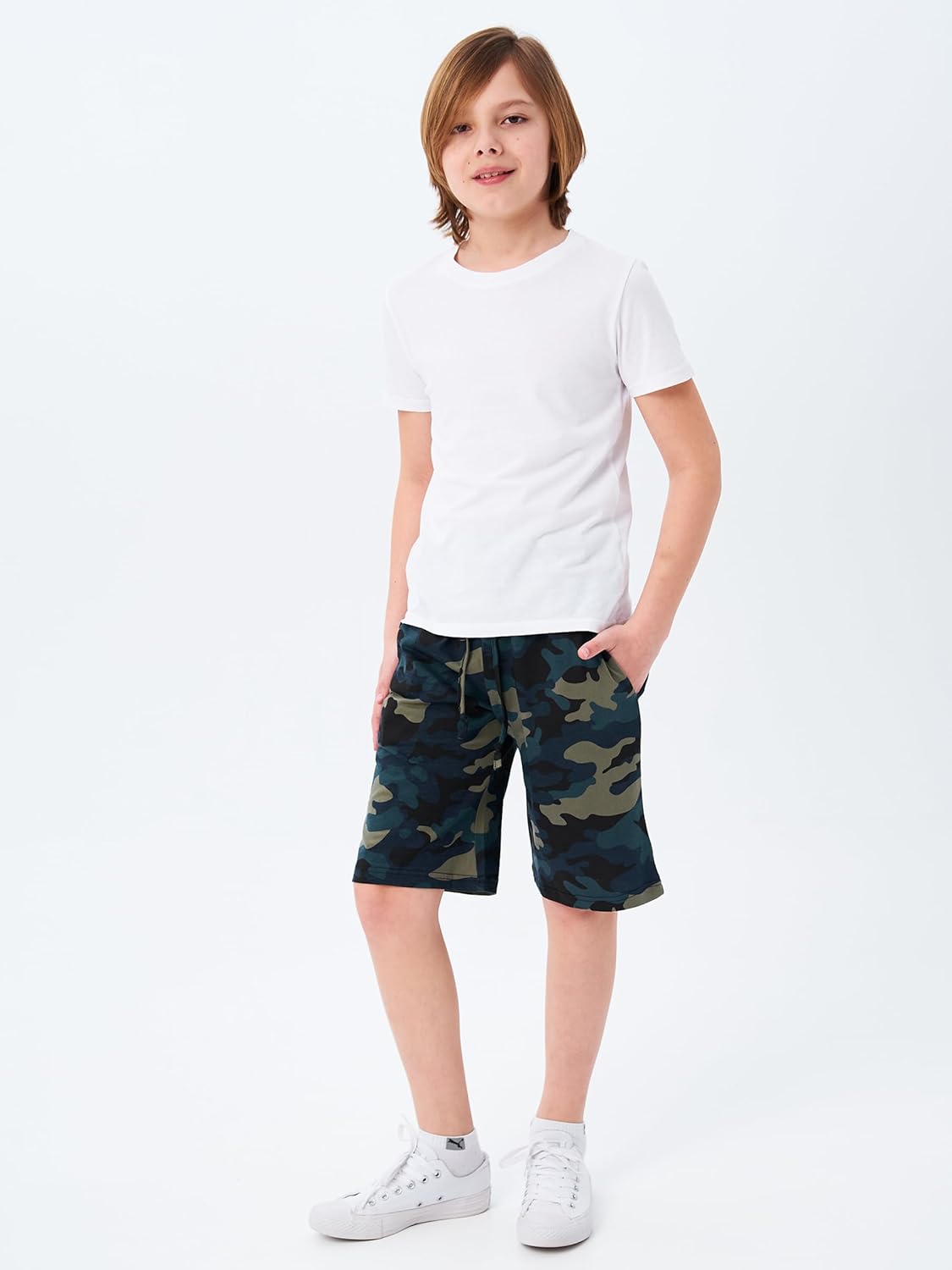 Thumbnail 1 de MOR Kariert Jungen Shorts 134–176 – 100% Baumwolle, bequeme Freizeit-Shorts für Jungen & Mädchen