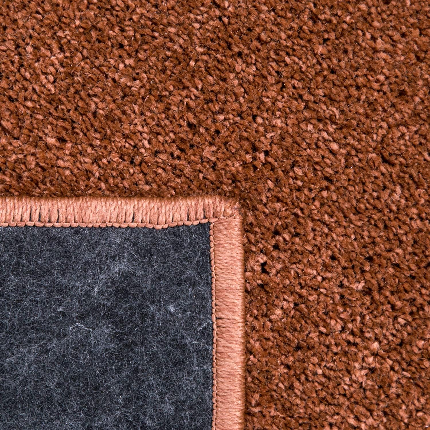 Thumbnail 4 de Paco Home tapis de salon uni moderne à poils ras 200x280 cm couleur cuivre