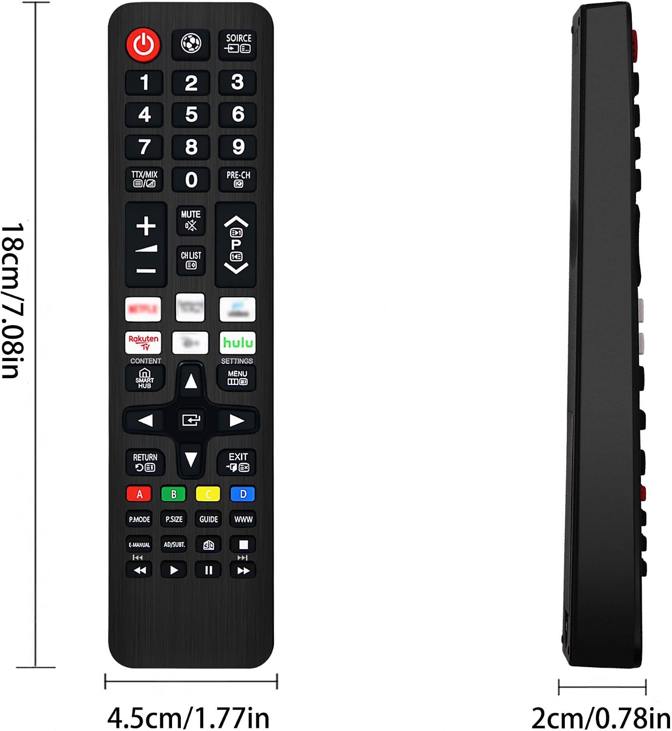 Detalle 2 de Replacement Samsung TV Remote for Samsung Smart TV – No Setup Needed